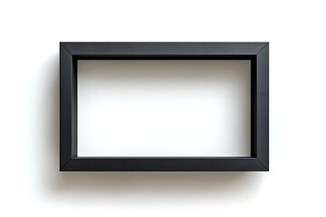 Floating frame isolated on white background