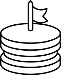 birthday cake with candles