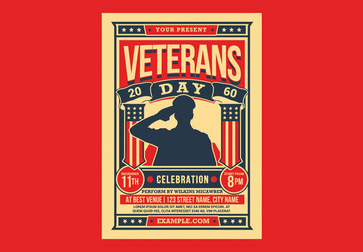 Veterans Day Celebration Flyer