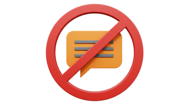 Isolated Ban message