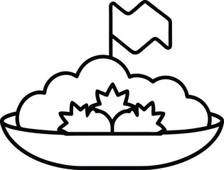 vector illustration of an easter egg with ribbon