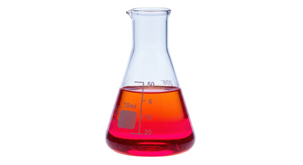 Isolated Erlenmeyer flask
