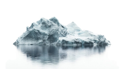 Majestic Iceberg Adrift in Cold Arctic Waters: Stunning Frozen Landscape Photography
