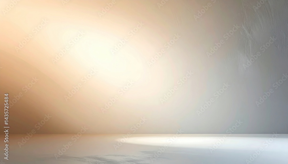 Poster inspiring calmness abstract light and shadow play studio setting digital art minimalist aesthetic cl