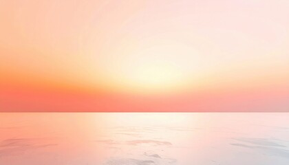 Obraz premium Breathtaking sunset over tranquil ocean coastal view nature photography calm environment serene landscape