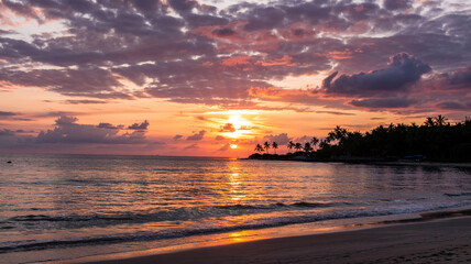 Obraz premium As the sun set