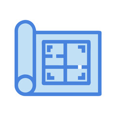 Architectural Blueprints Rollout for Commercial and Residential Building Design