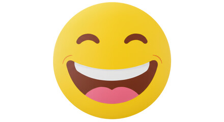 Isolated Happy Emoji