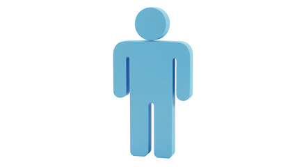 Isolated Man Symbol