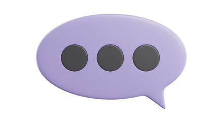 Isolated Chat Bubble