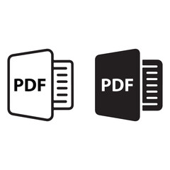PDF file icon duo