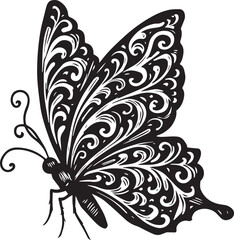 butterfly silhouette Vector | Minimalist & Trendy butterfly Silhouette Design | Unique & Stylish butterfly Artwork for Vector design