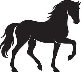 horse silhouette Vector | Minimalist & Trendy horse Silhouette Design | Unique & Stylish horse Artwork for Vector design