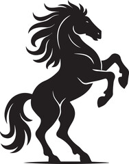 horse silhouette Vector | Minimalist & Trendy horse Silhouette Design | Unique & Stylish horse Artwork for Vector design