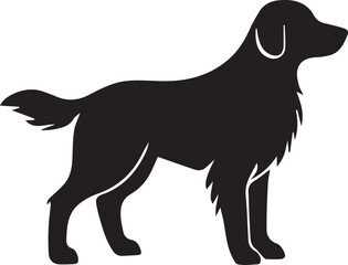 Dog silhouette Vector | Minimalist & Trendy Dog Silhouette Design | Unique & Stylish Dog Artwork for Vector design