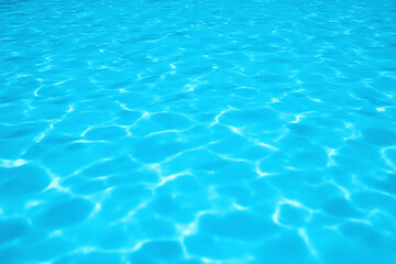 Obraz premium close up of a swimming pool with water ripples 1 2