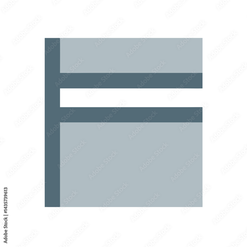 Poster minimalist icon showing folder with documents on black background