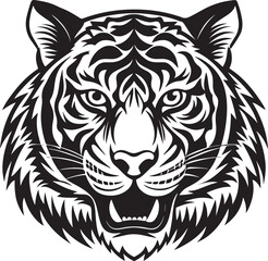 Tiger Head Vector Graphic Vector