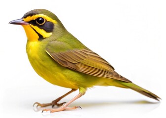 Fototapeta premium Kentucky warbler isolated on white background