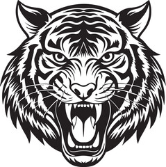 Tiger Head Vector Graphic Vector