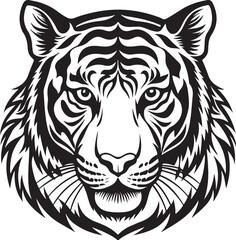 Tiger Head Vector Graphic Vector