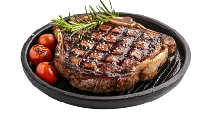 Barbecue Steak Set Mockup on White Background for Professional Culinary Designs