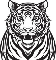Tiger Head Vector Graphic Vector
