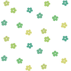 Geometric stylized flowers. Modern linear design sign. 60s and 70s Retro style.