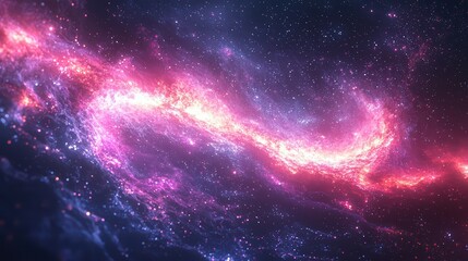 Fototapeta premium Abstract cosmic dust background with swirling particles jpeg background image