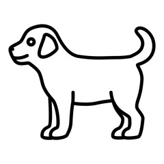 강아지 아이콘 © jklim