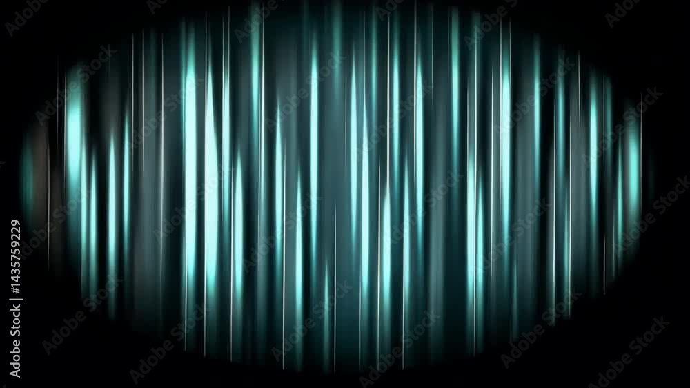 Poster mesmerizing abstract background with vertical lines in shades of blue and black, creating depth and 