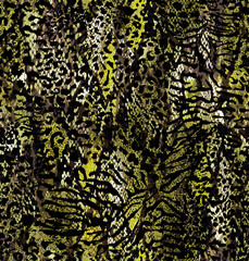 The beautiful of art snake leoaprd skin Pattern
