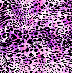 The beautiful of art snake leoaprd skin Pattern
