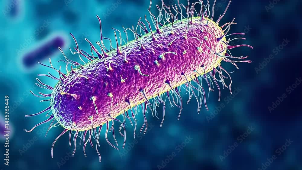 Poster exploring the vibrant world of bacteria under the microscope during a captivating science demonstrat