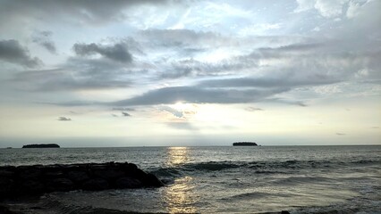 Serene Sunset Seascape