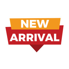 New arrival sale tag design	