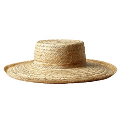 Stylish straw hat for summer outings.