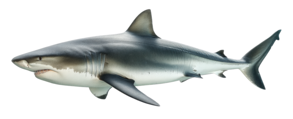 Realistic shark illustration for marine projects.