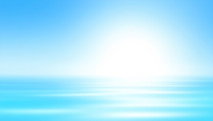 Obraz premium Calm ocean sunrise coastal view digital art tranquil environment serene perspective nature concept