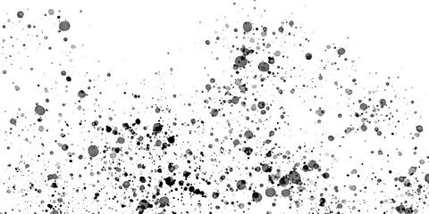 abstract grunge drops isolated transparent white background