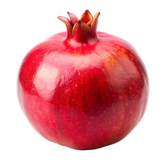 pomegranate isolated on white