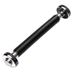 Precision metal rod with a coiled, flexible section