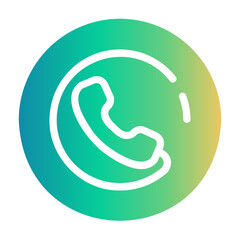 phone call Gradient icon