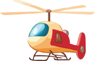 helicopter isolated on white