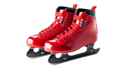 Professional Ice Skates Isolated on White Background for Sports and Winter Activities