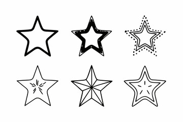 Obraz premium set of vector stars