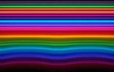 An abstract image of a wave pattern with vibrant colors and a 3D mesh effect on a dark background