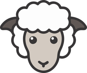 Animal Wildlife icon, cute animal icon, 