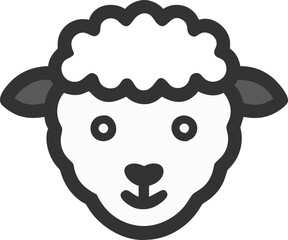 Animal Wildlife icon, cute animal icon, 