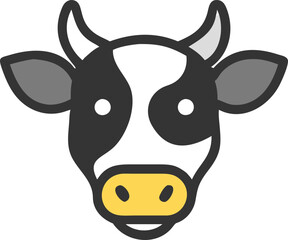 Animal Wildlife icon, cute animal icon, 